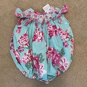 Smocked Auctions infant bubble romper